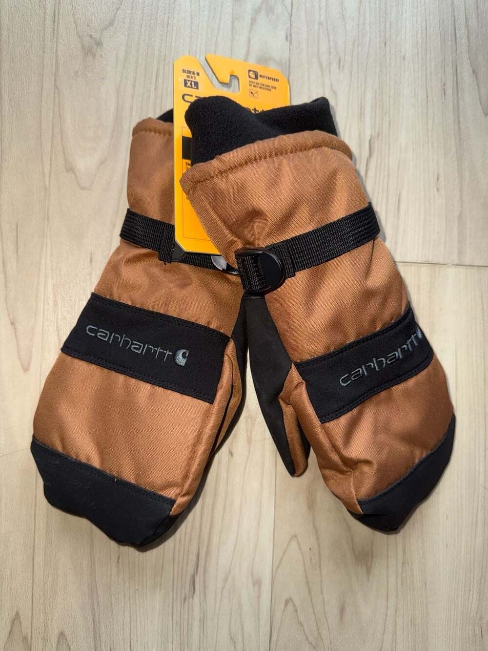 Carhartt Men's Waterproof Insulated Knit Cuff Mittens, Size XL